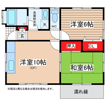 大槻アパートの物件間取画像